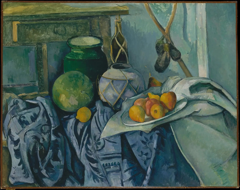 Martwa natura z bakłażanami - Paul Cézanne
