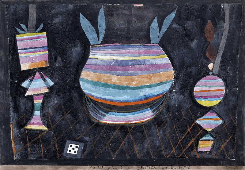 Martwa natura z kostkami - Paul Klee