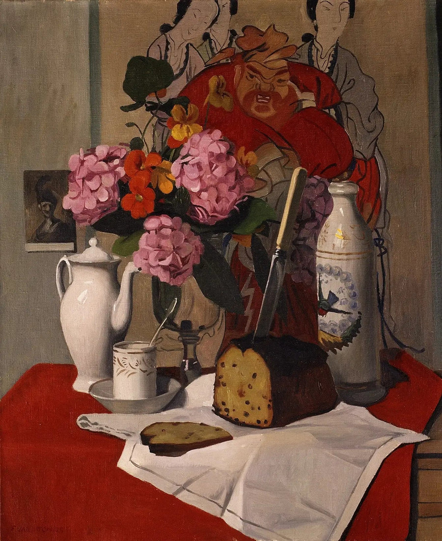 Martwa natura z kwiatami - Félix Vallotton