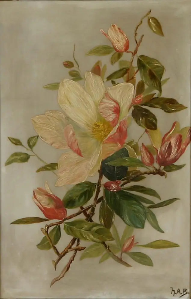 Martwa natura z kwiatami. - H. A. Brendekilde