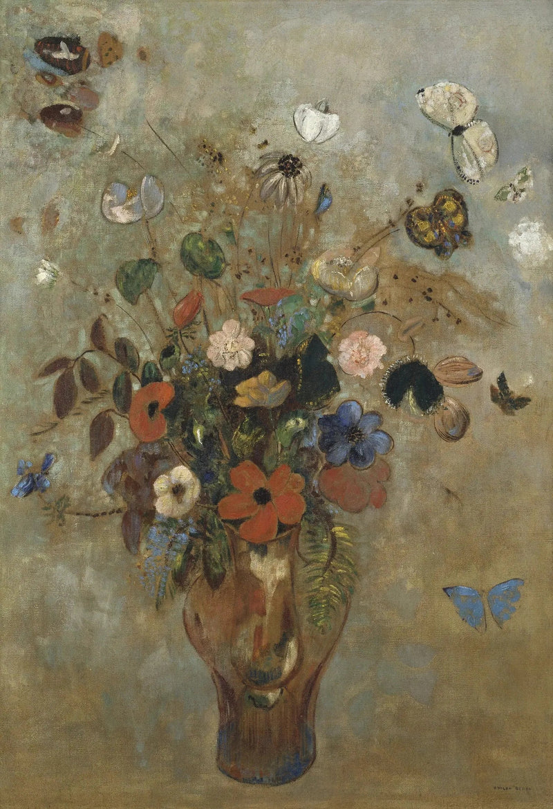 Martwa natura z kwiatami - Odilon Redon