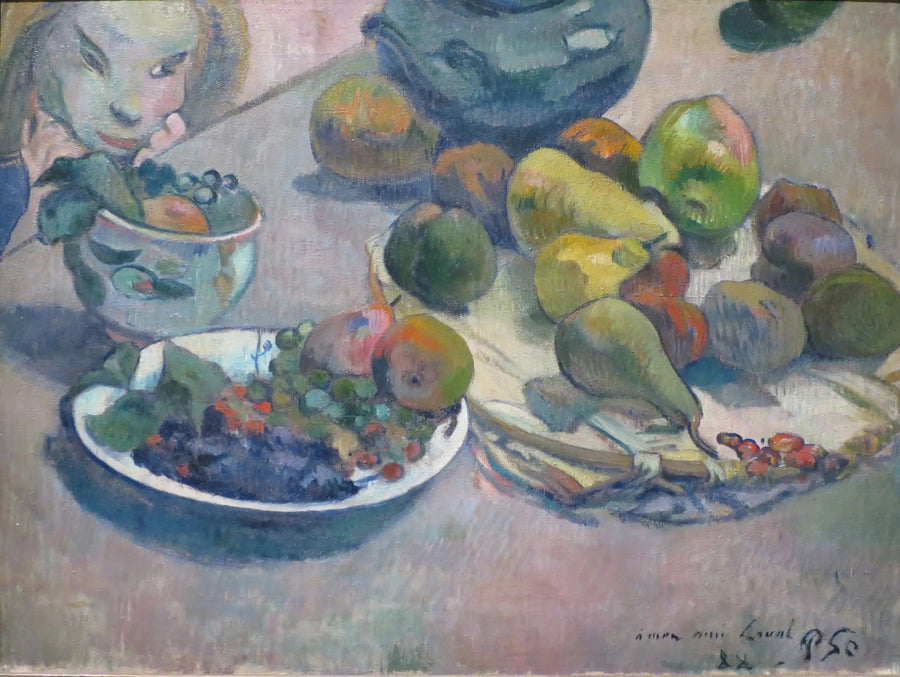Martwa natura z owocami (dedykowana Laval) - Paul Gauguin