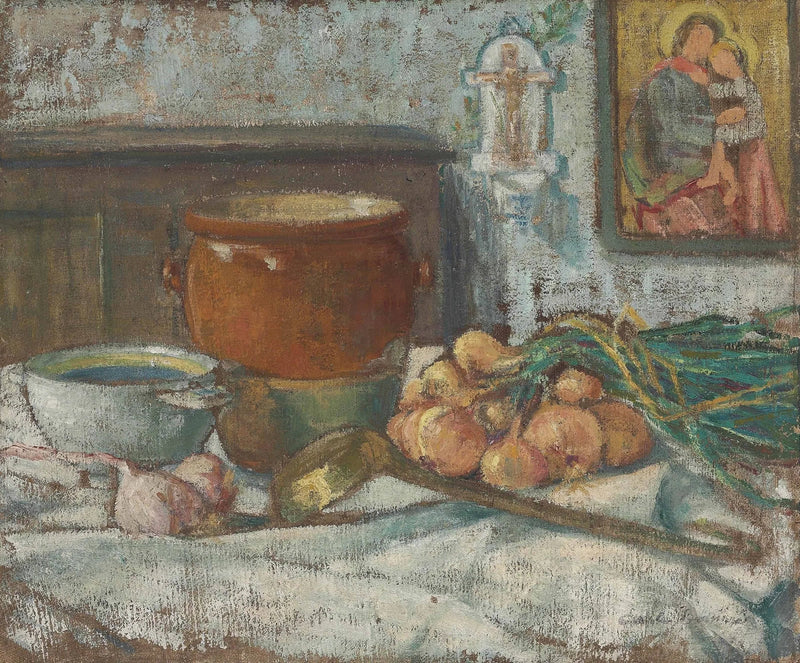Martwa natura z cebulami - Émile Bernard