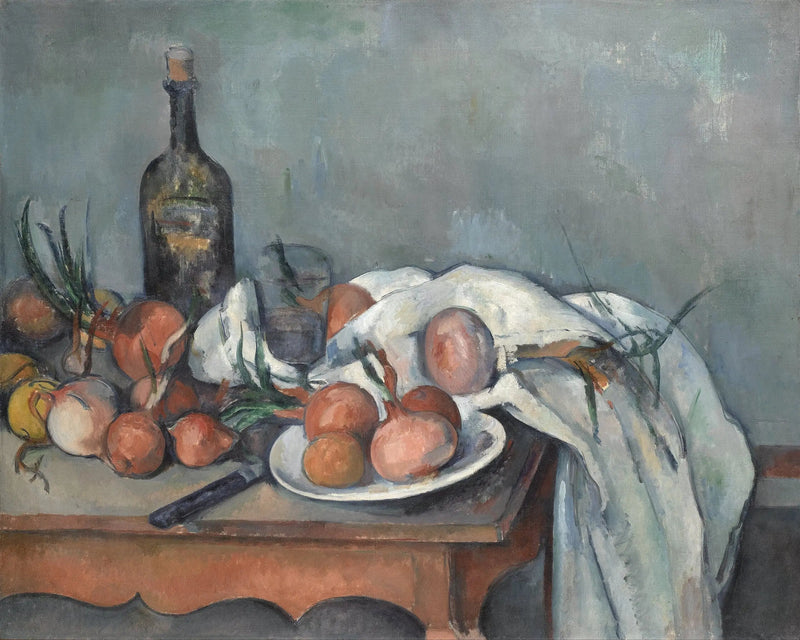 Martwa natura z cebulami - Paul Cézanne