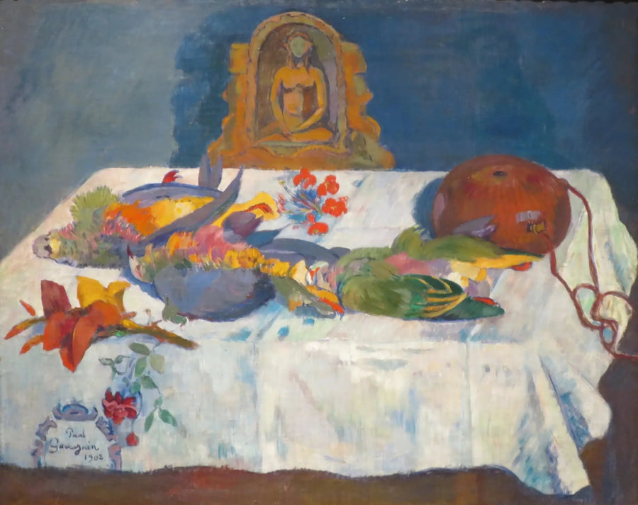 Martwa natura z egzotycznymi ptakami - Paul Gauguin