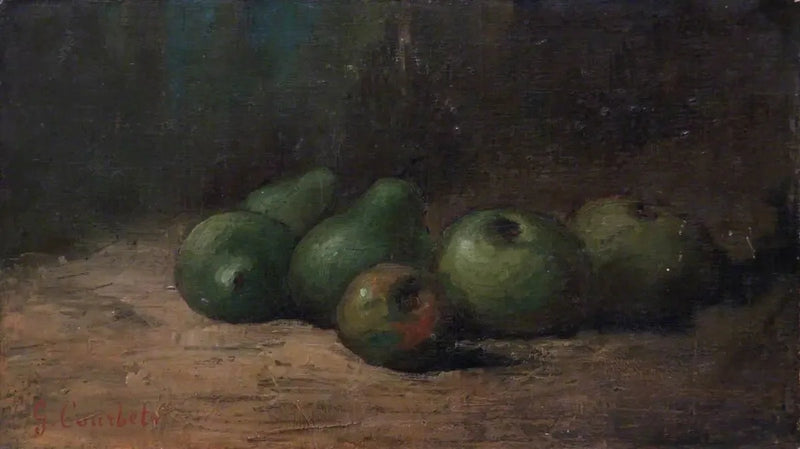 Martwa natura z jabłkami i gruszkami - Gustave Courbet