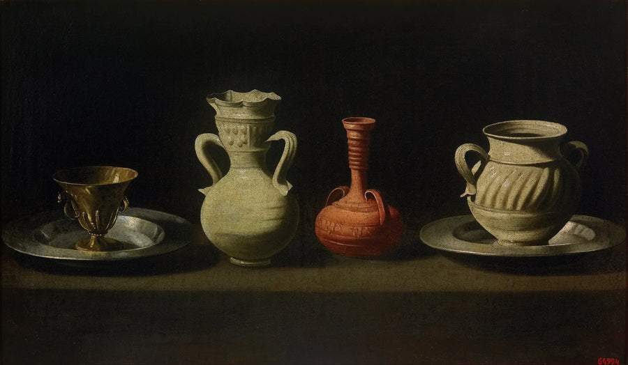 Martwa natura z czterema wazonami - Francisco de Zurbarán