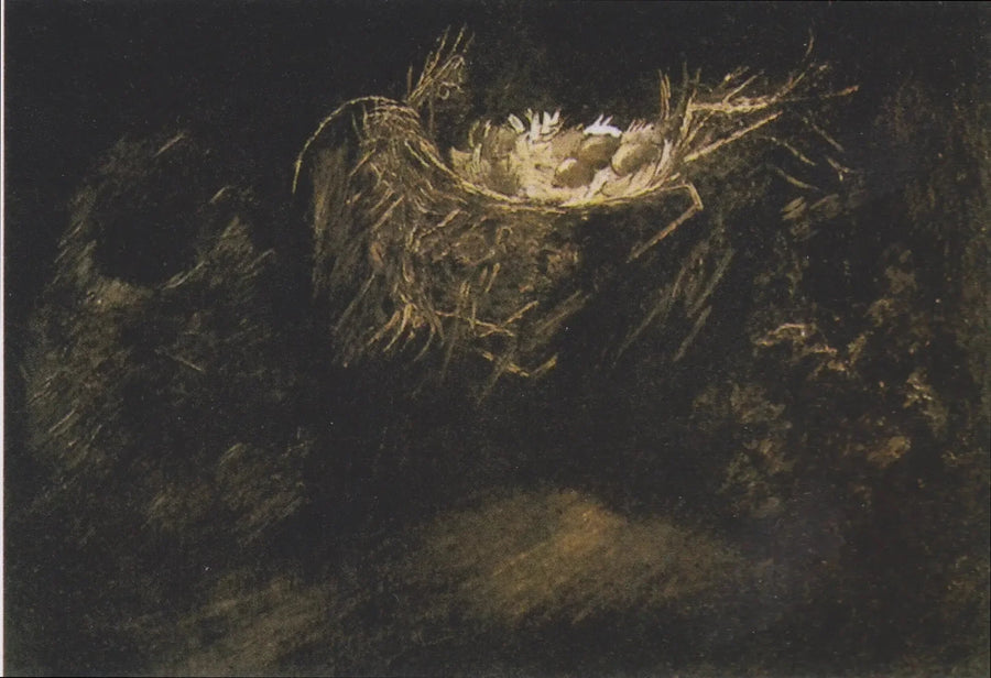 Martwa natura z trzema gniazdami ptaków - Vincent van Gogh