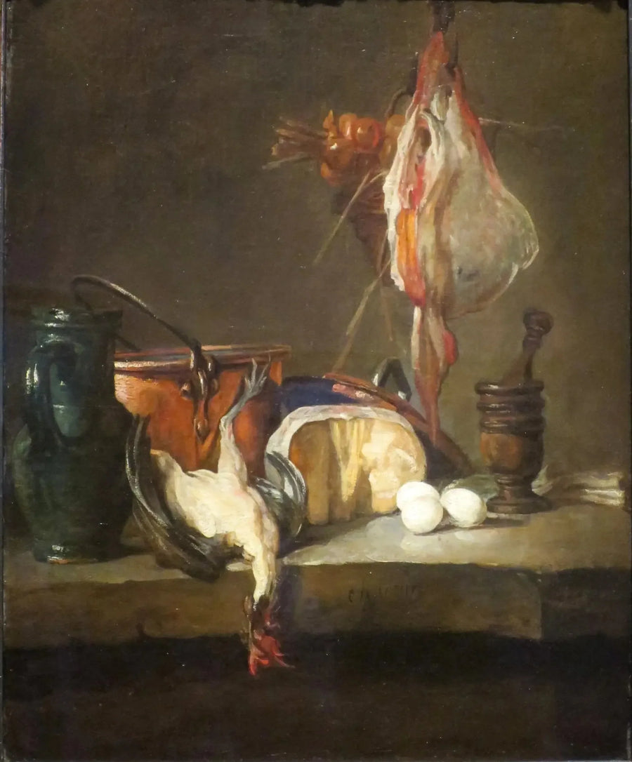 Martwa natura z drobiem - Jean Simeón Chardin