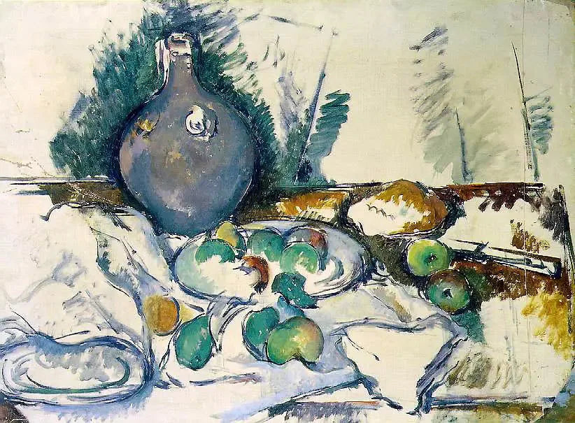 Martwa natura z dzbanem wody - Paul Cézanne