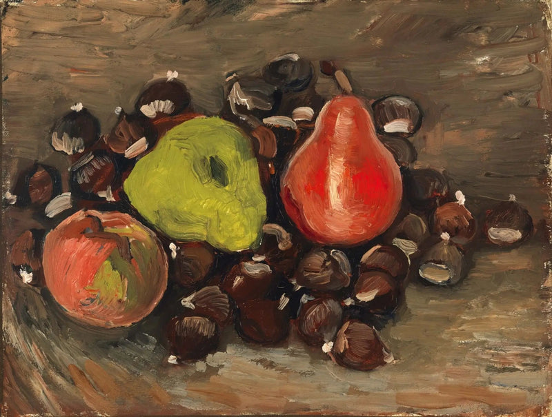 Martwa natura z owocami i kasztanami - Vincent van Gogh
