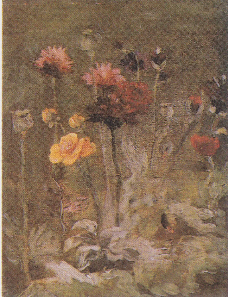 Martwa natura z scabiozą i ranunculus - Vincent van Gogh