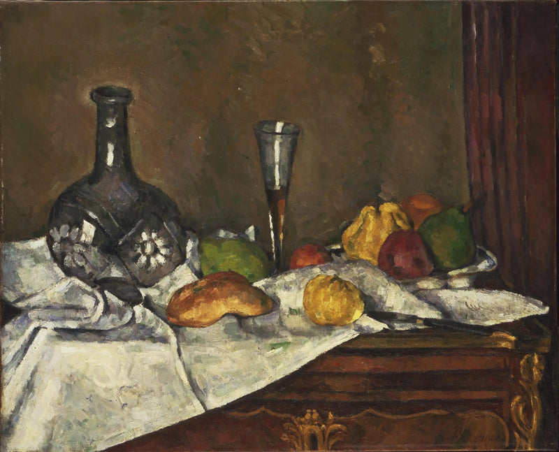Martwa natura z deserem - Paul Cézanne
