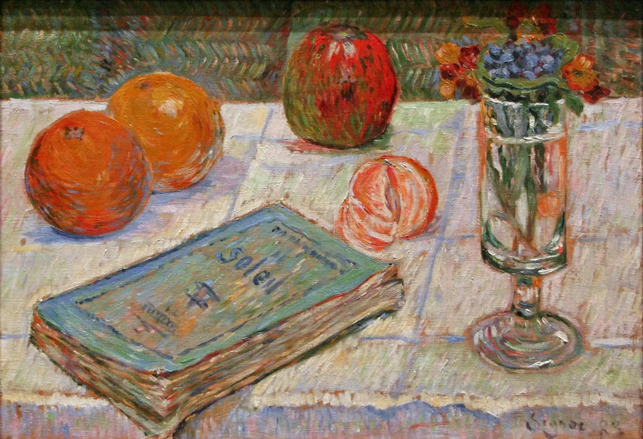 Martwa natura z książką - Paul Signac