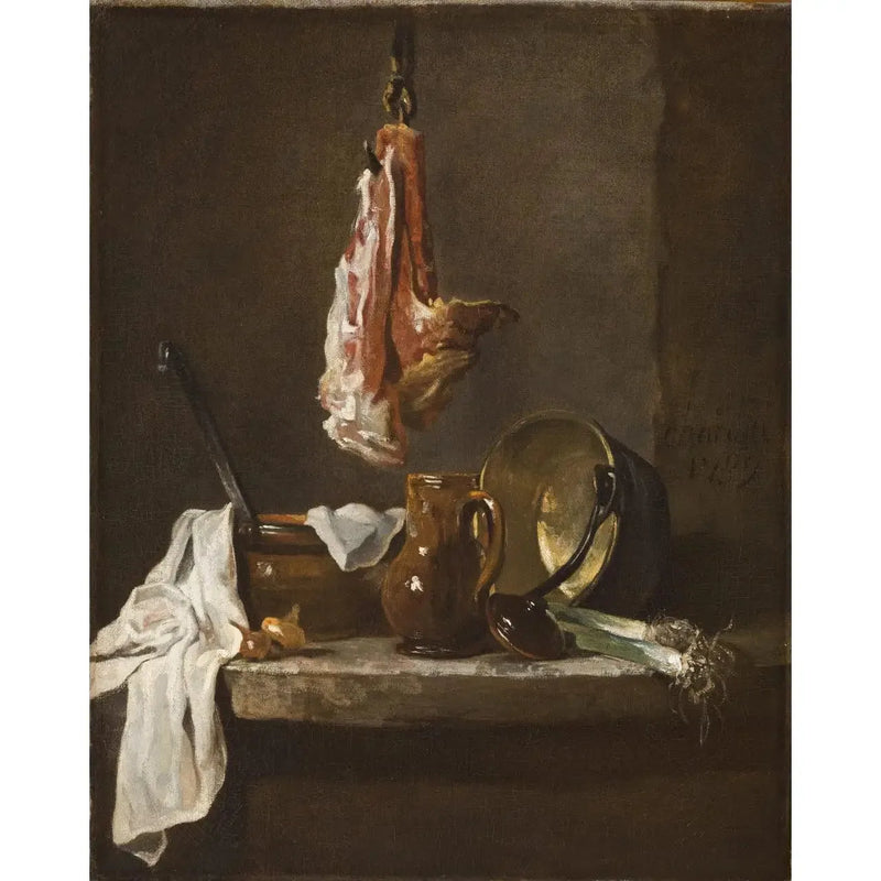Martwa natura z żeberkiem wołowym - Jean Simeón Chardin