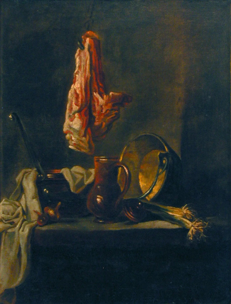 Martwa natura z żeberkiem wołowym - Jean Simeón Chardin