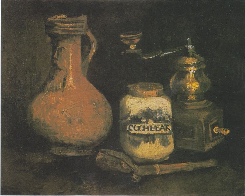Martwa natura z słoikiem przedstawiającym brodatego mężczyznę - Vincent van Gogh