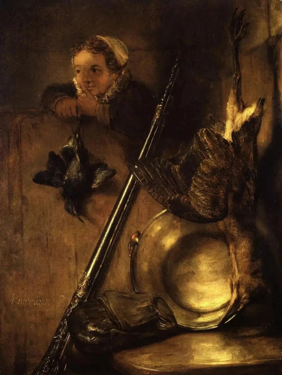 Martwa natura z polowaniem na butora - Rembrandt