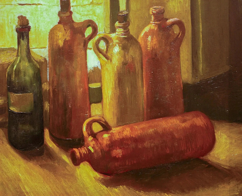 Martwa natura z pięcioma butelkami - Vincent van Gogh