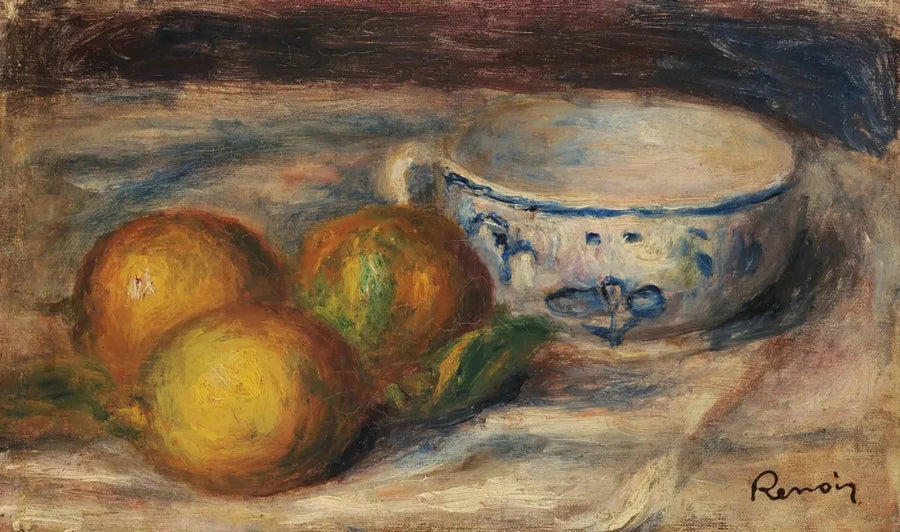 Martwa natura z cytrynami i filiżanką - Pierre-Auguste Renoir