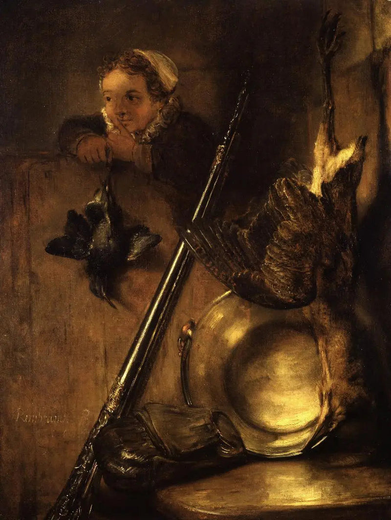 Martwa natura z polowaniem na butora - Rembrandt