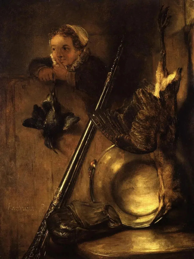 Martwa natura z polowaniem na butora - Rembrandt
