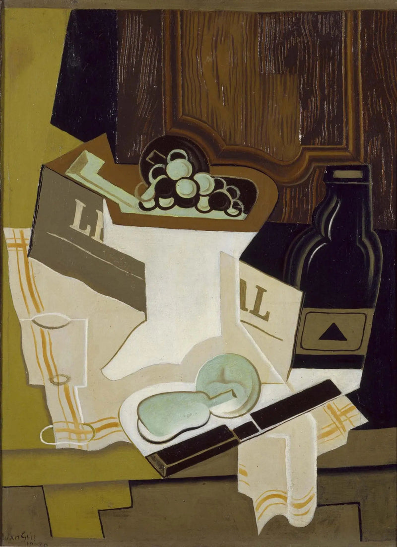 Martwa natura przed szafą - Juan Gris