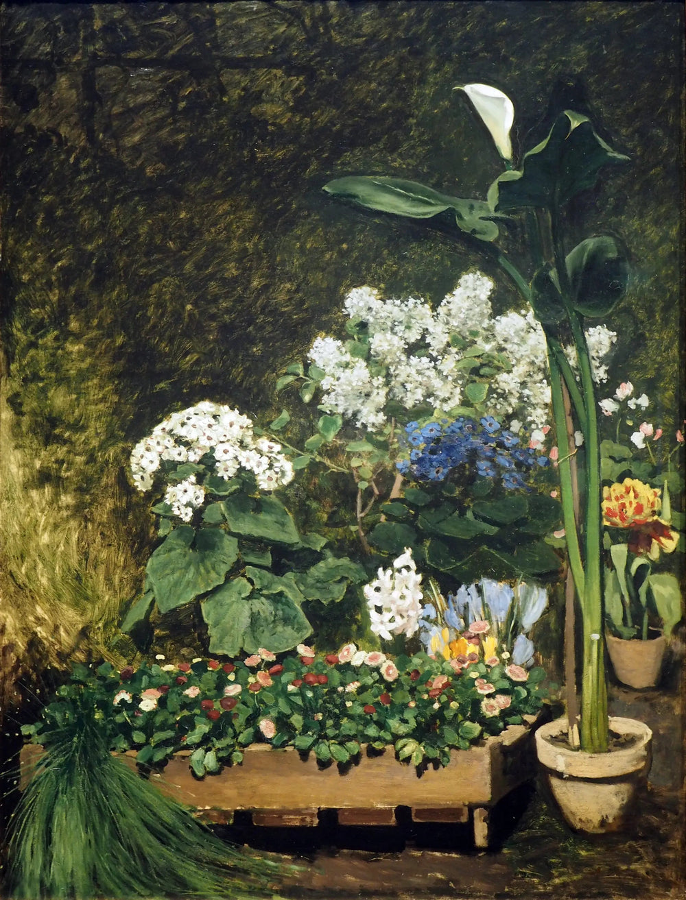 Reproduction du tableau « Nature morte : fleurs - Pierre-Auguste Renoir » par Alpha Reproduction en peinture à l’huile