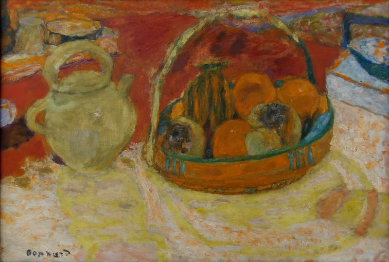 Martwa natura w żółci i czerwieni - Pierre Bonnard