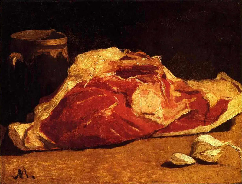 Martwa natura, dzielnica mięsa - Claude Monet