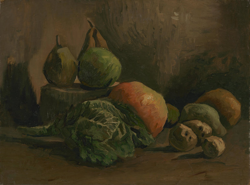 Martwa natura z warzywami i owocami - Vincent van Gogh