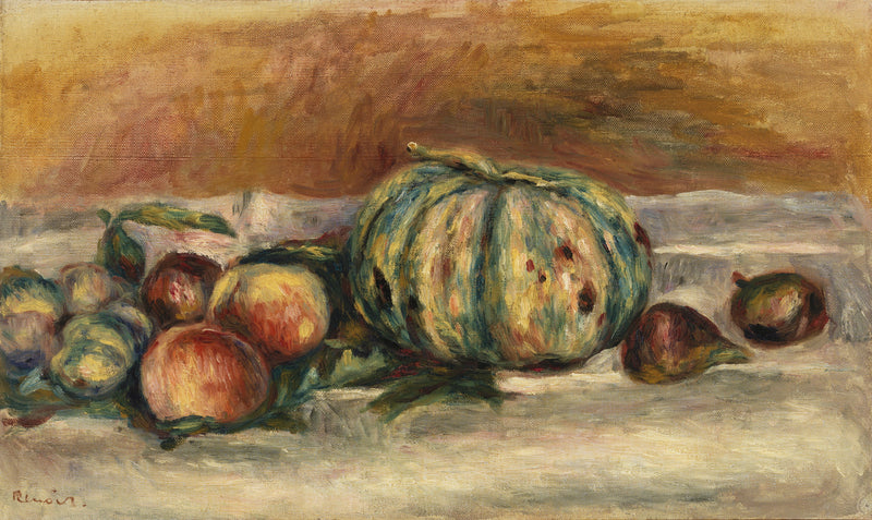 Martwa natura z melonem - Pierre-Auguste Renoir