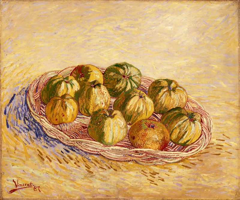 Martwa natura, kosz jabłek - Vincent van Gogh