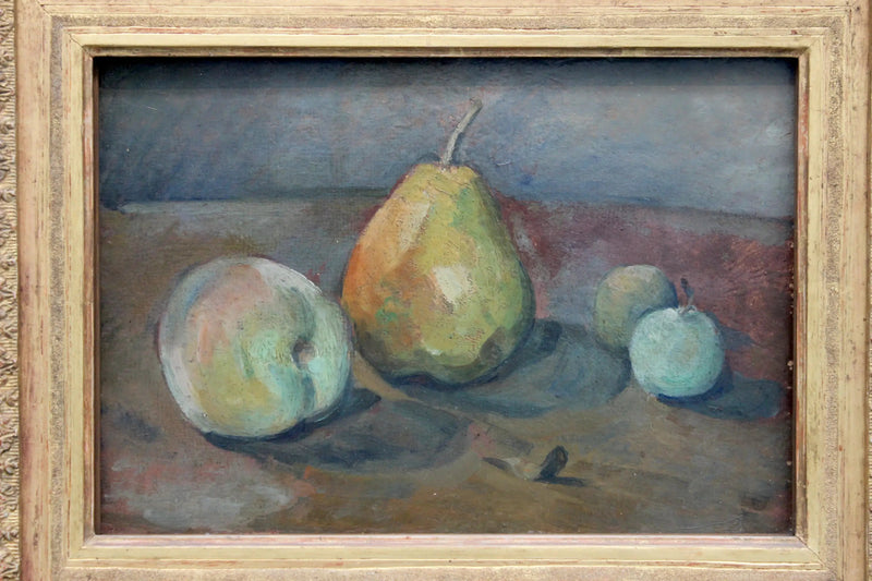 Martwa natura, gruszki i zielone jabłka - Paul Cézanne