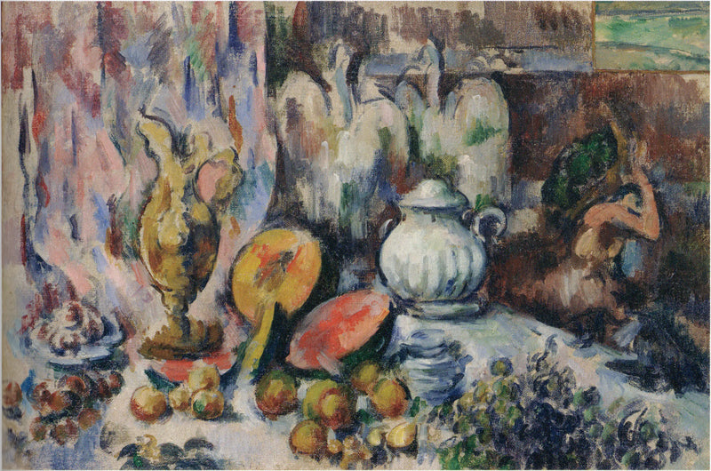 Martwa natura - Stół bankietowy - Paul Cézanne