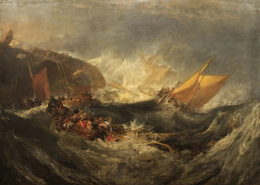Wrak statku towarowego - J. M. W. Turner