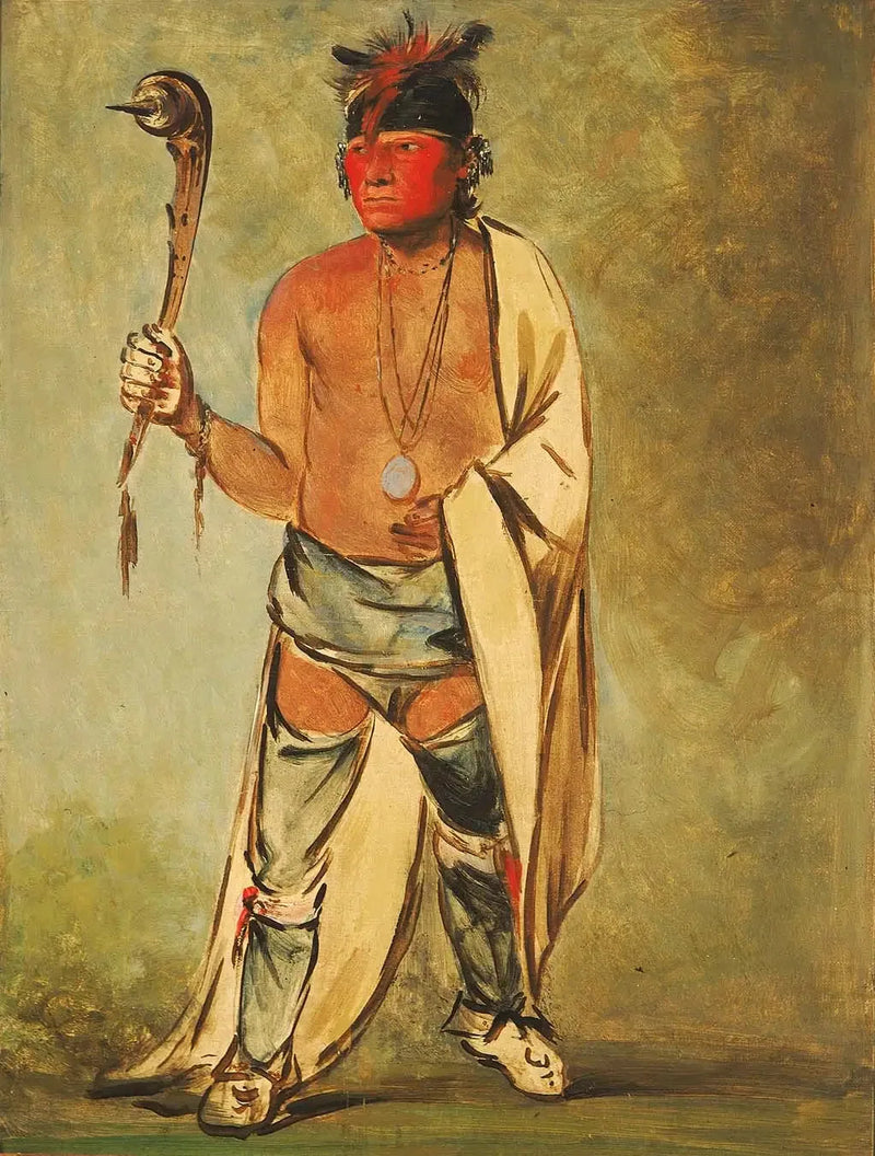 Naugh-háigh-hee-kaw, Ten, który nawilża drewno - George Catlin