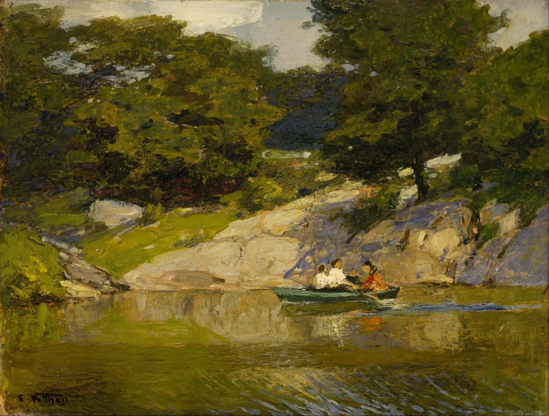 Żegluga rekreacyjna w Central Parku - Edward Henry Potthast