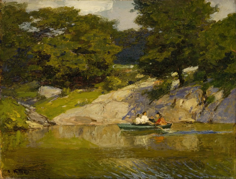 Żegluga rekreacyjna w Central Parku - Edward Henry Potthast