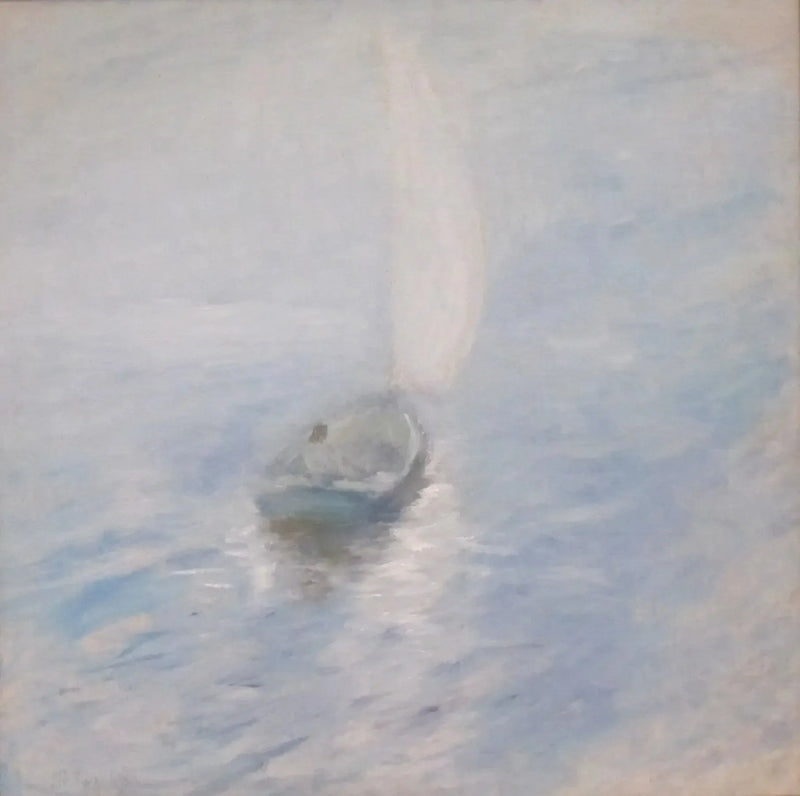 Pływanie we mgle - John Henry Twachtman