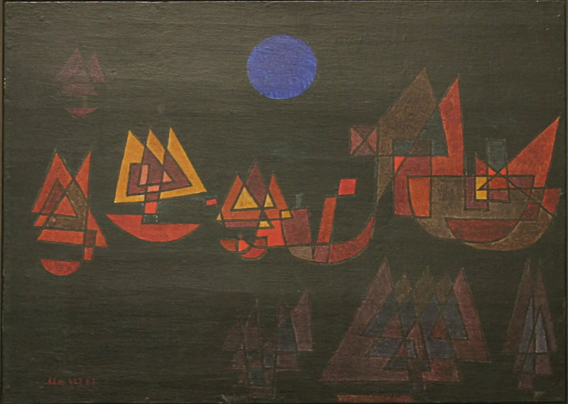 Statki w ciemności - Paul Klee