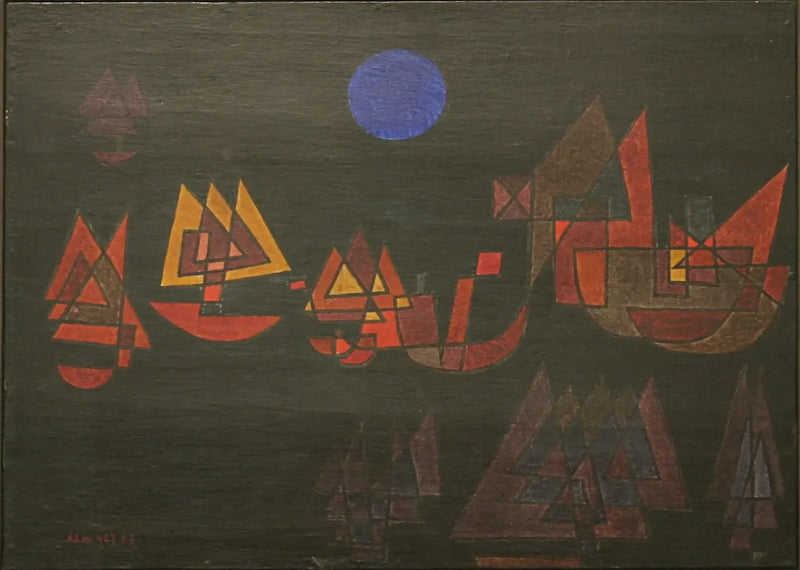 Statki w ciemności - Paul Klee