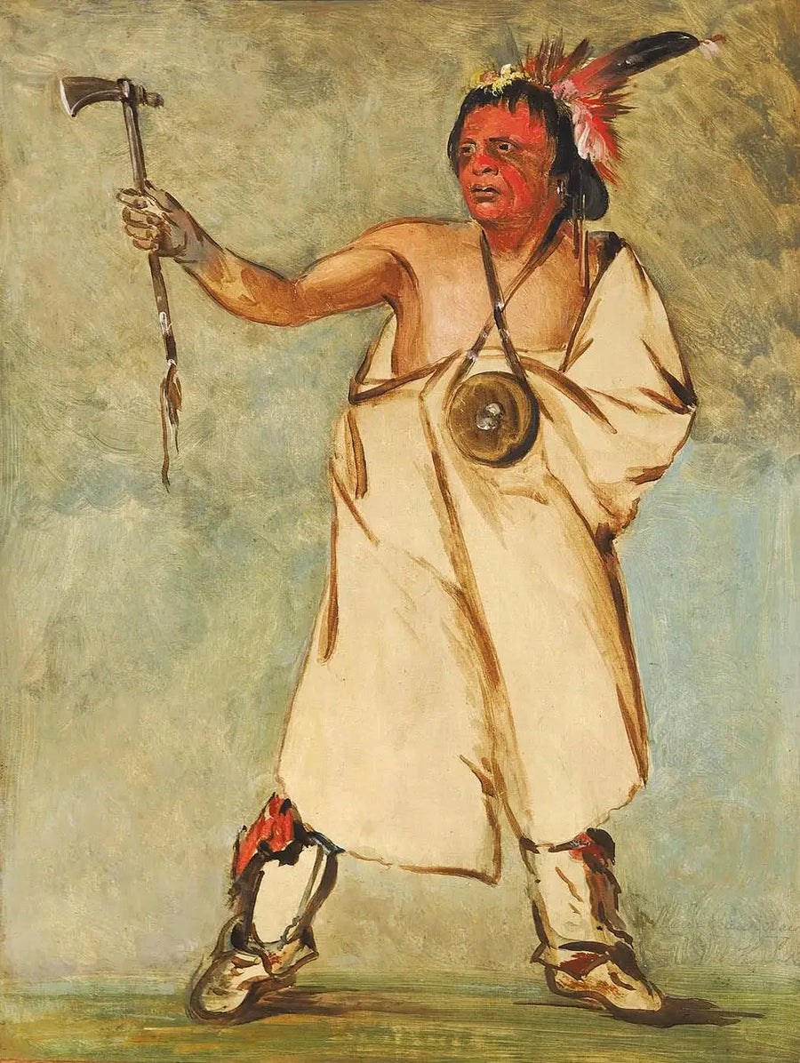 Naw-naw-páy-ee, żołnierz - George Catlin