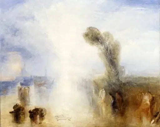 Neapolitańskie dziewczyny rybackie zaskoczone kąpielą w blasku księżyca - J. M. W. Turner
