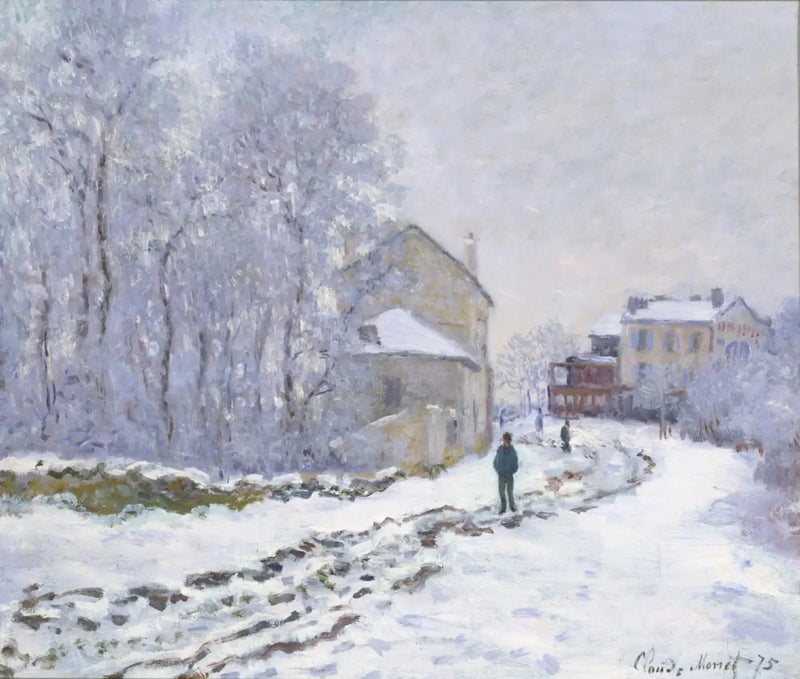 Śnieg w Argenteuil - Claude Monet