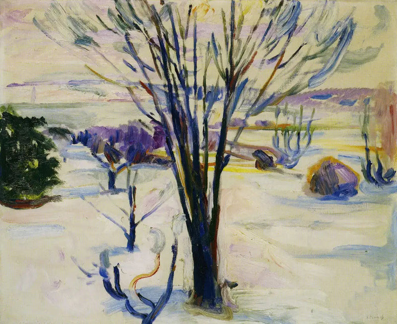 Śnieg - Edvard Munch