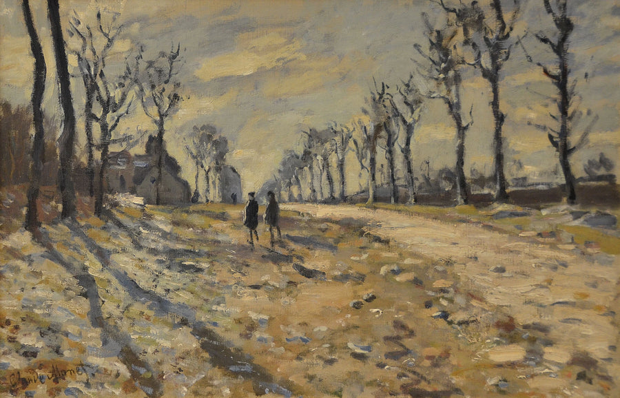 Śnieg o zachodzie słońca W145 - Claude Monet