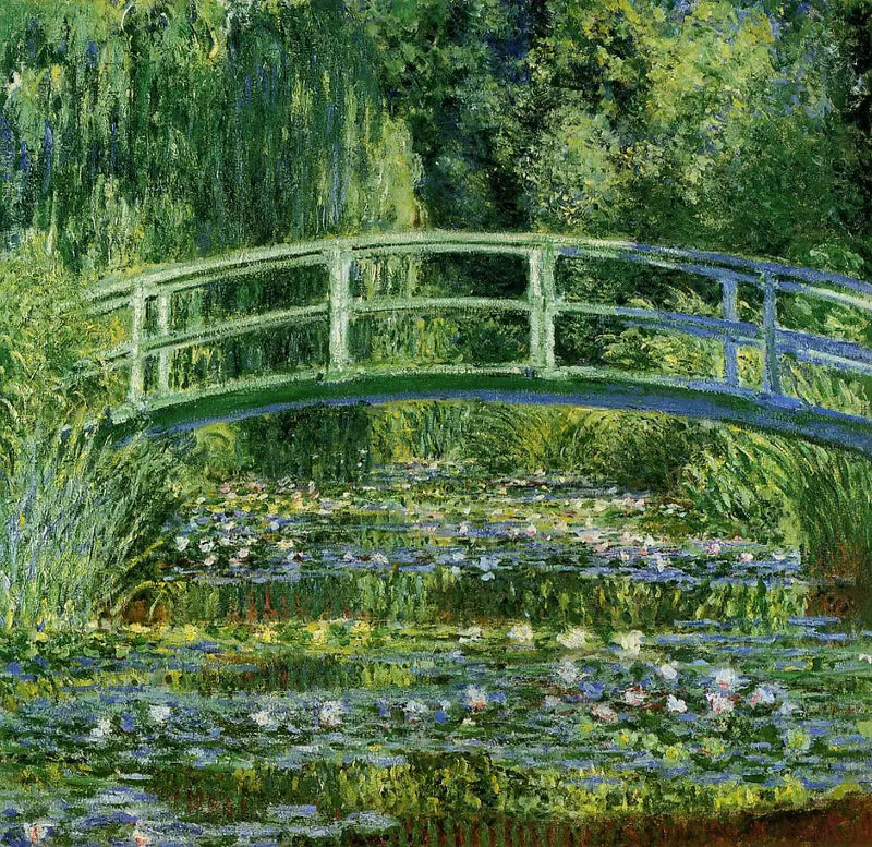 Lilie wodne i Japoński most - Claude Monet