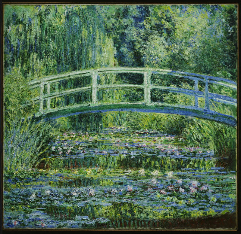 Lilie wodne i Japoński most - Claude Monet