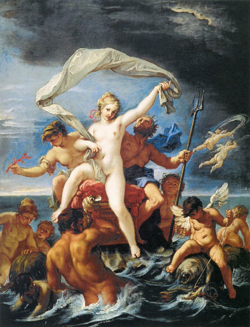 Neptun i Amphitrite - Sebastiano Ricci